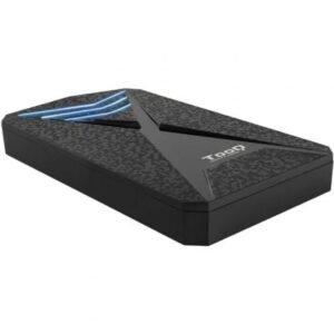 Caixa Externa Gaming para Disco Duro de 2.5" TooQ TQE-2550BL/ USB 3.1/ Sin tornillos