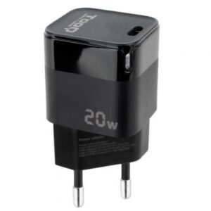 Carregador de Pared TooQ TQWC-PD20/ 1xUSB Tipo-C/ 20W