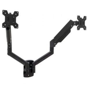 Soporte de Pared para 2 Monitores TooQ LP1434TNR-B/ Giratorio/ Inclinable/ Rotatorio/ hasta 10kg