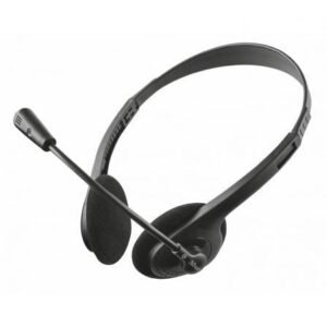Auscultadores Trust Primo Chat/ con Microfone/ Jack 3.5/ Pretos