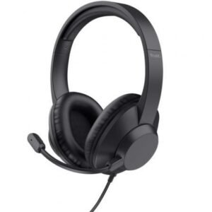 Auscultadores Trust Ayda Max/ con Microfone/ Jack 3.5/ Pretos