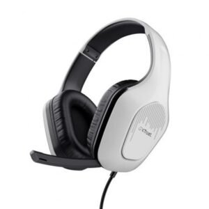 Auscultadores Gaming con Microfone Trust Gaming GXT 415 Zirox PS5/ Jack 3.5/ Brancos