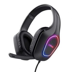 Auscultadores Gaming con Microfone Trust Gaming GXT 416 Zirox/ Jack 3.5/USB Pretos