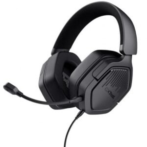 Auscultadores Gaming con Microfone Trust Gaming GXT 492 Carus/ Jack 3.5/ Pretos