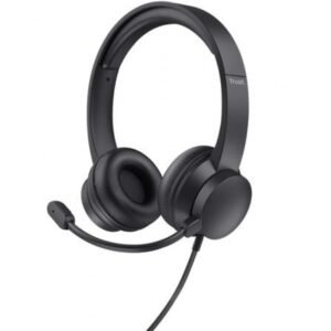 Auscultadores Trust HS-150/ con Microfone/ Jack 3.5/ Pretos