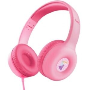 Auscultadores Infantiles Trust Nouna Kids/ con Microfone/ Rosas