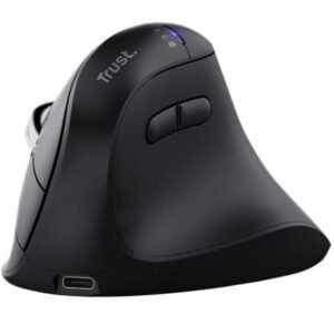 Rato Vertical Sem fios Trust Vyran 26107/ Bateria recargable/ Hasta 3200 DPI