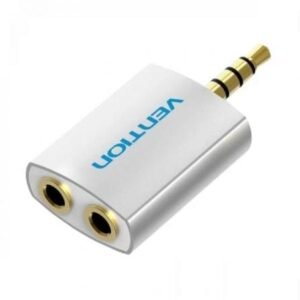 Adaptador Audio Vention BDAW0/ Jack 3.5 Macho - 2x Jack 3.5 Hembra/ Branco