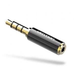 Adaptador Jack Vention BFBB0/ Jack 3.5 Macho - Jack 2.5 Hembra/ Preto