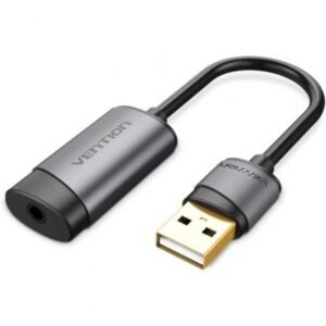 Placa de Sonido Vention CDJHB/ USB Macho - Jack 3.5 Hembra