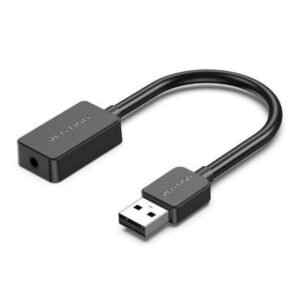 Placa de Sonido Vention CDZB0/ USB Macho - 1x Jack 3.5 Hembra