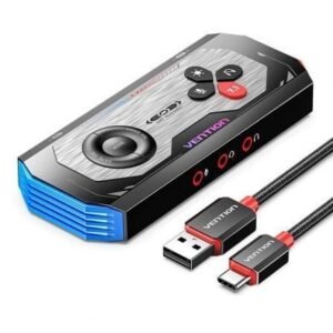 Placa de Sonido Gaming con Amplificador Vention CVAB0/ USB Tipo-C Macho - 3xJack 3.5 Hembra