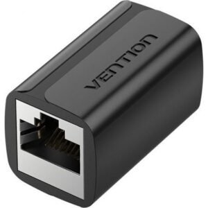 Adaptador Conector Vention RJ45 IPWB0 Cat.7 FTP/ RJ45 Hembra - RJ45 Hembra/ Preto
