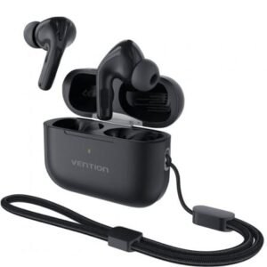 Auscultadores Bluetooth Vention Echo Lite E11 Pro con estuche de carga/ Pretos