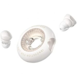 Auscultadores Bluetooth Vention NBRN0 con estuche de carga/ Autonomía 6h/ Beige
