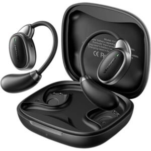 Auscultadores Bluetooth Vention Open Ear 013 con estuche de carga/ Autonomía 8h/ Pretos
