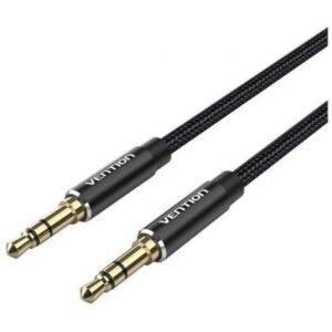 Cabo Estéreo Vention BAWBI/ Jack 3.5 Macho - Jack 3.5 Macho/ 3m/ Preto