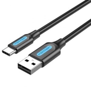 Cabo USB 2.0 Tipo-C Vention COKBC/ USB Macho - USB Tipo-C Macho/ 480Mbps/ 25cm/ Cinzento