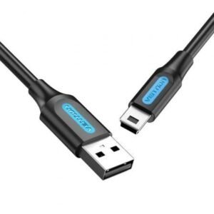 Cabo USB 2.0 Vention COMBD/ USB Macho - MiniUSB Macho/ 480Mbps/ 50cm/ Preto