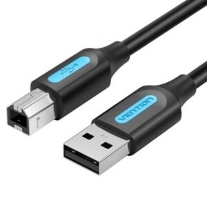 Cabo USB 2.0 Impressora Vention COQBF/ USB Tipo-B Macho - USB Macho/ 480Mbps/ 1m/ Preto