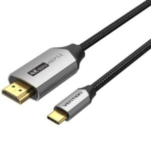 Cabo Conversor HDMI 2.0 4K Vention CRBBG/ USB Tipo-C Macho - HDMI Macho/ 1.5m/ Preto