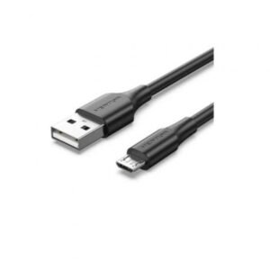Cabo USB 2.0 Vention CTIBC/ USB Macho - MicroUSB Macho/ Hasta 60W/ 480Mbps/ 25cm/ Preto