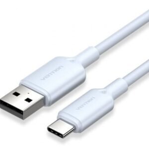 Cabo USB 2.0 Tipo-C Vention CTQLH/ USB Tipo-C Macho - USB Macho/ Hasta 60W/ 480Mbps/ 2m/ Azul