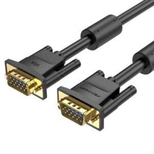 Cabo SVGA Vention DAEBF/ VGA Macho - VGA Macho/ 1m/ Preto