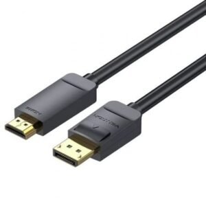 Cabo Conversor Vention HAGBJ/ DisplayPort Macho - HDMI 4K Macho/ 5m/ Preto