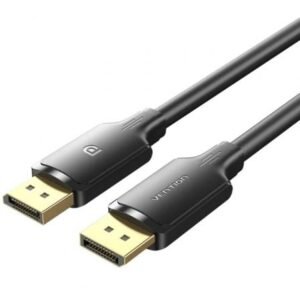 Cabo DisplayPort 1.2 4K Vention HAKBL/ DisplayPort Macho - DisplayPort Macho/ 10m/ Preto