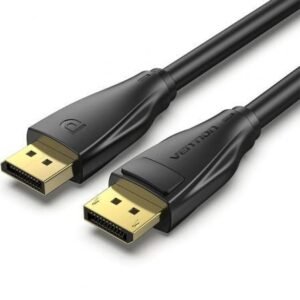 Cabo DisplayPort 1.4 8K Vention HCDBL/ DisplayPort Macho - DisplayPort Macho/ 10m/ Preto