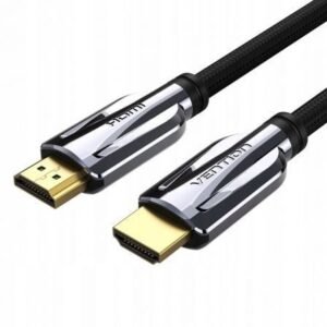 Cabo HDMI 2.1 8K Vention AALBI/ HDMI Macho - HDMI Macho/ 3m/ Cinzento y Preto