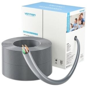 Bobina de Cabo RJ45 UTP Vention IJCH305 Outdoor Patch Cat.5e/ 305m/ Cinzento