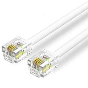 Cabo de Telemóvel RJ11 6P4C Vention IQBWI/ 3m/ Branco