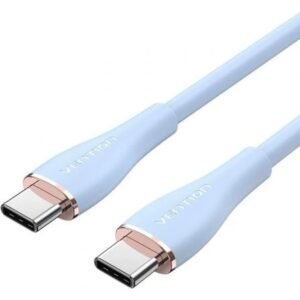 Cabo USB 2.0 Tipo-C Vention TAWSG/ USB Tipo-C Macho - USB Tipo-C Macho/ Hasta 100W/ 480Mbps/ 1.5m/ Azul