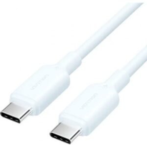 Cabo USB 2.0 Tipo-C 3A Vention TRCSF/ USB Tipo-C Macho - USB Tipo-C Macho/ Hasta 60W/ 480Mbps/ 1m/ Azul