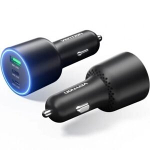 Carregador de Coche Vention FFPB0/ 2xUSB-Tipo C/ 1xUSB/ 165W