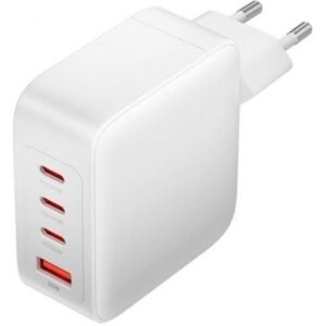 Carregador de Pared GaN Vention FEIW0-EU/ 3xUSB Tipo-C + Cabo USB Tipo-C/ 1xUSB/ 140W