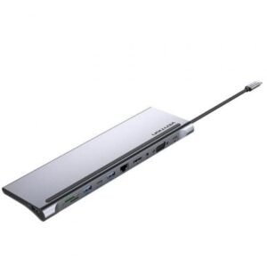 Docking USB Tipo-C Vention THTHC/ 1xHDMI/ 1xVGA/ 3xUSB/ 1xUSB Tipo-C/ 1xUSB Tipo-C PD/ 1xRJ45/ 1xLector Placas SD y MicroSD/ Jack 3.5/ Cinzento