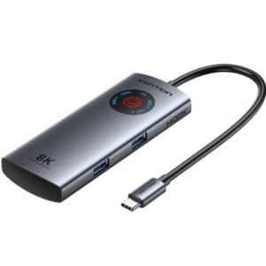 Docking USB Tipo-C Vention TQXHB/ 2xUSB/ 1xUSB Tipo-C/ 1xHDMI/ 1xUSB Tipo-C PD/ Cinzento