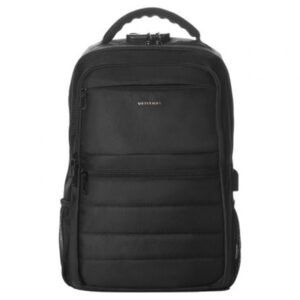 Mochila Vention KRKB0 para Portátiles hasta 17"/ 20L/ Impermeable/ Puerto USB/ Antirrobo/ Preta