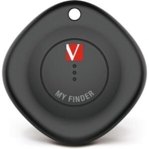 Localizador Verbatim My Finder Bluetooth Tracker MYF-01 compatible con Apple/ Incluye Llavero y Pila/ Preto