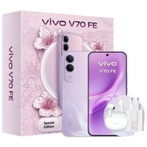 Smartphone Vivo V70 FE 8GB/ 512GB/ 6.83"/ 5G/ Púrpura/ Incluye Carregador + Auscultadores