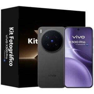 Smartphone Vivo X300 Pro 16GB/ 512GB/ 6.78"/ 5G/ Preto + Kit fotográfico Vivo X300 Pro