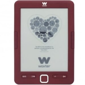Libro Electrónico Ebook Woxter Scriba 195/ 6"/ Tinta Electrónica/ Vermelho