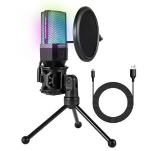Microfone Woxter Mic Studio 65 RGB/ USB 2.0
