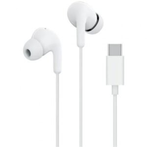 Auscultadores Intrauditivos Xiaomi Earphones Tipo-C/ con Microfone/ USB Tipo-C/ Brancos