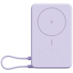 Powerbank 10000mAh Xiaomi Magnetic Power Bank 10000/ Wireless/ Púrpura