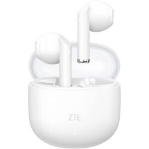Auscultadores Bluetooth ZTE Buds 2 con estuche de carga/ Autonomía 5h/ Brancos